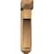 Ekena Millwork Westlake Arts and Crafts Rough Sawn Bracket w/ Offset Brace, Western Red Cedar, 6"W x 24"D x 28"H BKT0604X24X28WTL03RWR - alternate 3